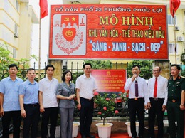 Khánh thành công trình đầu tiên của tổ dân phố chào mừng Đại hội đại biểu Đảng bộ phường Phúc Lợi lần thứ I, nhiệm kỳ 2025 - 2030.