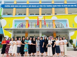 Trường Mầm non Kim Chung B đón tiếp đoàn khảo sát chương trình giáo dục mầm non giai đoạn 2026-2035 của Bộ giáo dục và Đào tạo