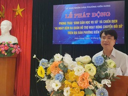 Phường Kiến Hưng tổ chức Lễ phát động phong trào 