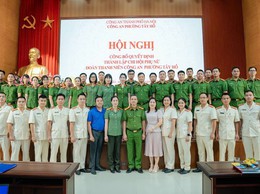 Công bố quyết định thành lập Đoàn thanh niên, Chi hội phụ nữ Công an phường Tây Hồ