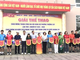 GIẢI THỂ THAO PHƯỜNG THƯỢNG CÁT CHÀO MỪNG ĐẠI HỘI ĐẠI BIỂU ĐẢNG BỘ PHƯỜNG THƯỢNG CÁT LẦN THỨ I, NHIỆM KỲ 2025-2030; 80 NĂM CÁCH MẠNG THÁNG TÁM THÀNH CÔNG VÀ QUỐC KHÁNH NƯỚC CỘNG HOÀ XÃ HỘI CHỦ NGHĨA VIỆT NAM