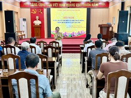 Xã Đại Thanh tổ chức hội nghị tuyên truyền phổ biến các biện pháp phòng chống dịch tả lợn châu Phi