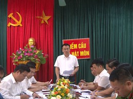 Đảng uỷ xã Hát Môn tổ chức Hội nghị BCĐ PCTT&TKCN; BCĐ xử lý vi phạm đất đai, trật tự xây dựng trên địa bàn