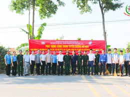 QUỐC OAI ĐỒNG LOẠT RA QUÂN TỔNG VỆ SINH MÔI TRƯỜNG, TRỒNG HOA – CÂY XANH HƯỞNG ỨNG PHONG TRÀO “SÁNG – XANH – SẠCH – ĐẸP”