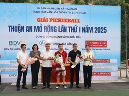 Giải Pickleball xã Thuận An mở rộng lần I năm 2025 thành công tốt đẹp