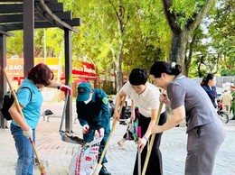 XÂY DỰNG PHƯỜNG KIM LIÊN “SÁNG - XANH - SẠCH - ĐẸP”
