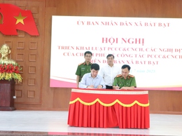 Hội nghị hướng dẫn triển khai công tác PCCC và CNCH trên địa bàn xã Bất Bạt, TP Hà Nội