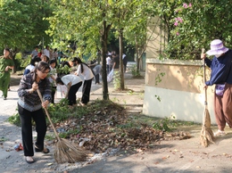 Xã Hòa Phú: Lễ ra quân phát động bảo vệ môi trường và phong trào thi đua Sáng, xanh, sạch đẹp