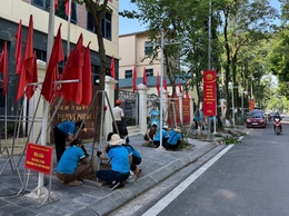 HỘI PHỤ NỮ THAM GIA LỄ RA QUÂN TỔNG VỆ SINH MÔI TRƯỜNG
