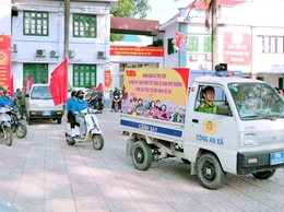 XÃ THƯ LÂM TỔ CHỨC LỄ RA QUÂN TỔNG VỆ SINH MÔI TRƯỜNG, ĐẢM BẢO TRẬT TỰ ATGT, VĂN MINH ĐÔ THỊ TRÊN ĐỊA BÀN XÃ 