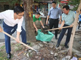 Hà Nội: Phường Khương Đình ra quân thực hiện phong trào thi đua hướng tới đô thị 