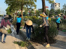 XÃ VĨNH THANH RA QUÂN TỔNG VỆ SINH MÔI TRƯỜNG 