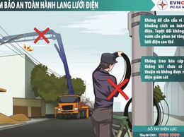 Bảo vệ an toàn hành lang công trình lưới điện cao áp là đảm bảo an toàn tính mạng, tài sản người dân