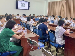 BVĐK Sóc Sơn: Nâng cao nhận thức việc vệ sinh tay cho cán bộ y tế góp phần đảm bảo an toàn người bệnh