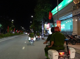 Công an xã Thanh Oai tăng cường tuần tra đêm đảm bảo an ninh trật tự trên địa bàn