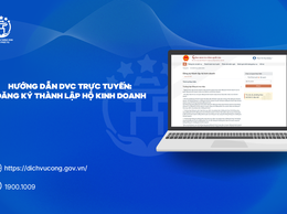 Hướng dẫn thực hiện Thủ tục Đăng ký thành lập hộ kinh doanh