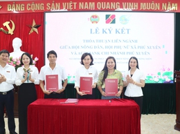 Agribank chi nhánh Phú Xuyên tổ chức sơ kết công tác cho vay qua tổ vay vốn 6 tháng đầu năm 2025