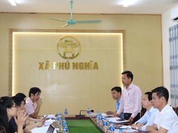Hội nghị triển khai tín dụng chính sách trên địa bàn xã Phú Nghĩa