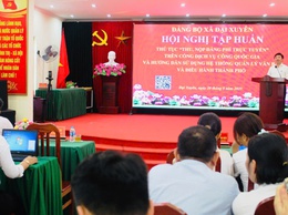 Đảng ủy xã Đại Xuyên tổ chức hội nghị tập huấn, hướng dẫn thủ tục 
