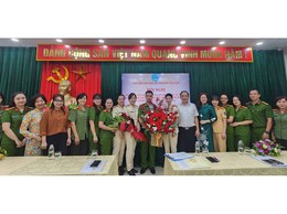Hội LHPN phường Cửa Nam ra mắt Chi hội phụ nữ công an