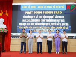 Xã Kiều Phú Phát động phong trào “Bình dân học vụ số”, Chung tay thực hiện chiến dịch 45 ngày đêm ra quân hỗ trợ chuyển đổi số trong giai đoạn đầu vận hành chính quyền địa phương theo mô hình 2 cấp