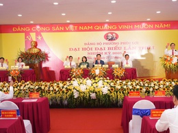 Phiên trù bị Đại hội đại biểu Đảng bộ phường Phúc Lợi lần thứ I, nhiệm kỳ 2025 - 2030
