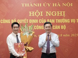 Đồng chí Nguyễn Huy Cường được điều động làm Bí thư Đảng ủy phường Thanh Xuân