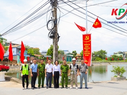 Xã Kiều Phú triển khai khởi công công trình Lắp đặt hệ thống camera giám sát an ninh trật tự, an toàn giao thông, trật tự xây dựng trên địa bàn xã