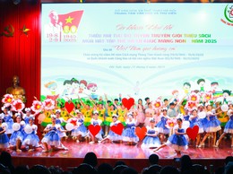 Hội thi sơ khảo thiếu nhi thủ đô tuyên truyền giới thiệu sách, Múa hát tập thể và ca khúc măng non năm 2025