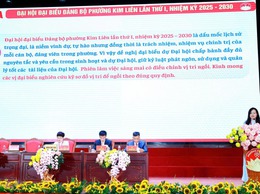 Phiên trù bị Đại hội đại biểu Đảng bộ phường Kim Liên lần thứ I: Khẳng định tinh thần đoàn kết, thống nhất, quyết tâm cho nhiệm kỳ mới