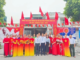 Khánh thành công trình Tuyên truyền cổ động trực quan chào mừng Đại hội đại biểu Đảng bộ phường Phúc Lợi lần thứ I, nhiệm kỳ 2025-2030