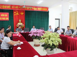 XÃ PHÚC SƠN THAM DỰ HỘI NGHỊ TRỰC TUYẾN VỀ CÔNG TÁC QUẢN LÝ CHỢ CÓC, CHỢ TẠM