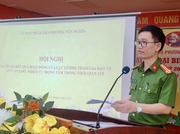 PHƯỜNG YÊN NGHĨA SƠ KẾT 1 NĂM TRIỂN KHAI LỰC LƯỢNG THAM GIA BẢO VỆ ANTT CƠ SỞ