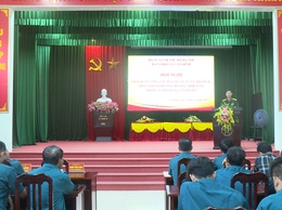 Ban CHQS xã Vân Đình tổ chức giao ban công tác Dân quân tự vệ tháng 8, triển khai nhiệm vụ trọng tâm tháng 9/2025
