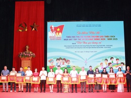 Phường Chương Mỹ tham gia Hội thi Thiếu nhi Thủ đô tuyên truyền giới thiệu sách và hát múa tập thể năm 2025
