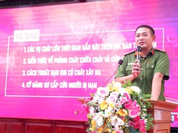 Đẩy mạnh công tác tuyên truyền, nâng cao nhận thức về PCCC&CNCH trong cộng đồng