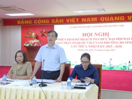 Triển khai kế hoạch tổ chức Đại hội đại biểu MTTQ Việt Nam phường Dương Nội lần thứ I, nhiệm kỳ 2025 - 2030