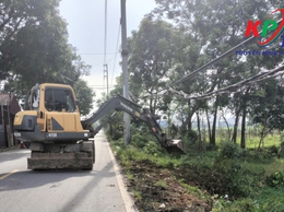 UBND xã Kiều Phú ra quân thực hiện tổng vệ sinh môi trường, chỉnh trang cảnh quan chào mừng kỷ niệm 80 năm Cách mạng Tháng Tám và Quốc khánh 2/9