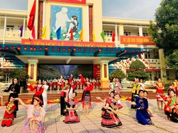 Thiếu nhi xã Nam Phù tích cực tập luyện tham gia Hội thi Thiếu nhi Thủ đô tuyên truyền giới thiệu sách; Múa hát tập thể và Ca khúc măng non năm 2025.