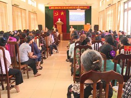 Hội nghị tuyên truyền về chuyển dịch cơ cấu cây trồng vật nuôi, ứng dụng khoa học kỹ thuật, phát triển kinh tế nông nghiệp cho hội viên phụ nữ trên địa bàn xã