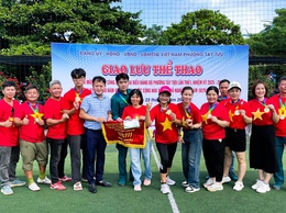 Sôi nổi Chương trình giao lưu thể thao chào mừng các ngày lễ lớn phường Tây Tựu năm 2025