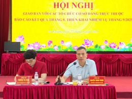  Đảng ủy xã An Khánh giao ban với các tổ chức cơ sở đảng trực thuộc