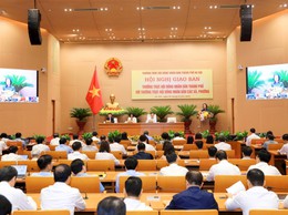 Thường trực HĐND xã Nam Phù dự hội nghị giao ban trực tuyến với Thường trực HĐND TP Hà Nội