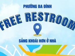 Phường Ba Đình: Danh sách các địa chỉ Free Restroom trên địa bàn phường, tạo điều kiện thuận lợi cho người dân và du khách nhân dịp Đại lễ A80.