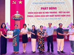Hội nghị triển khai - phát động chiến dịch vệ sinh môi trường, diệt bọ gậy và tập huấn phòng chống sốt xuất huyết