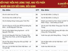 Những điểm tiếp sức diễu binh, diễu hành tại Hà Nội