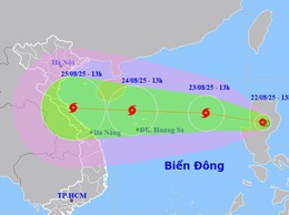 Bão số 5 (Kajiki) liên tục tăng cấp, Hà Nội mưa lớn ngay trước kỳ nghỉ lễ 2/9
