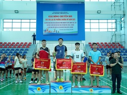 Giải bóng chuyền hơi chào mừng thành công Đại hội đại biểu Đảng bộ phường Chương Mỹ lần thứ I, nhiệm kỳ 2025 – 2030