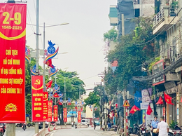 Xã Thường Tín trang hoàng rực rỡ cờ hoa chào mừng kỷ niệm 80 năm Cách mạng Tháng Tám và Quốc khánh Cộng hòa xã hội chủ nghĩa Việt Nam