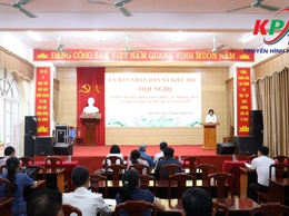 UBND xã Kiều Phú tổ chức hội nghị giao chỉ tiêu biên chế cho các phòng, ban cơ quan đơn vị trực thuộc năm 2025